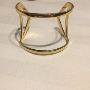 Gold cuff bracelet
